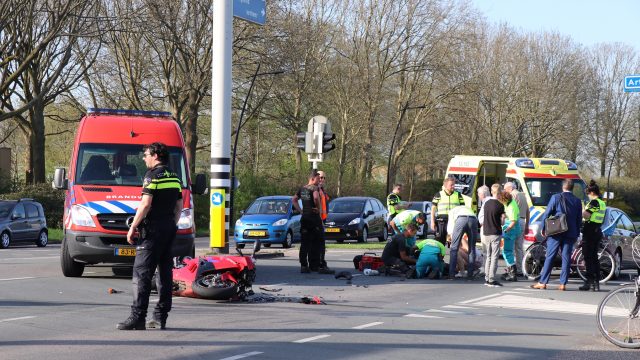 ongeval met motorrijder