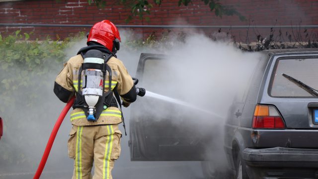 auto uitgebrand