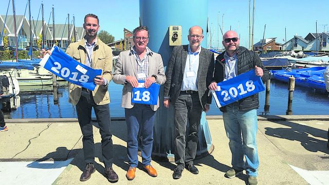 blauwe vlag voor jachthavens Aalsmeer