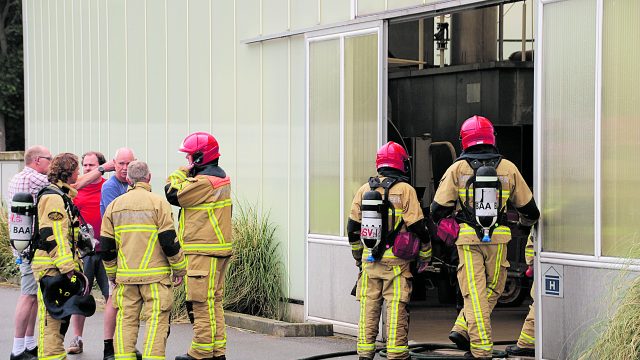 brand bij kwekerij