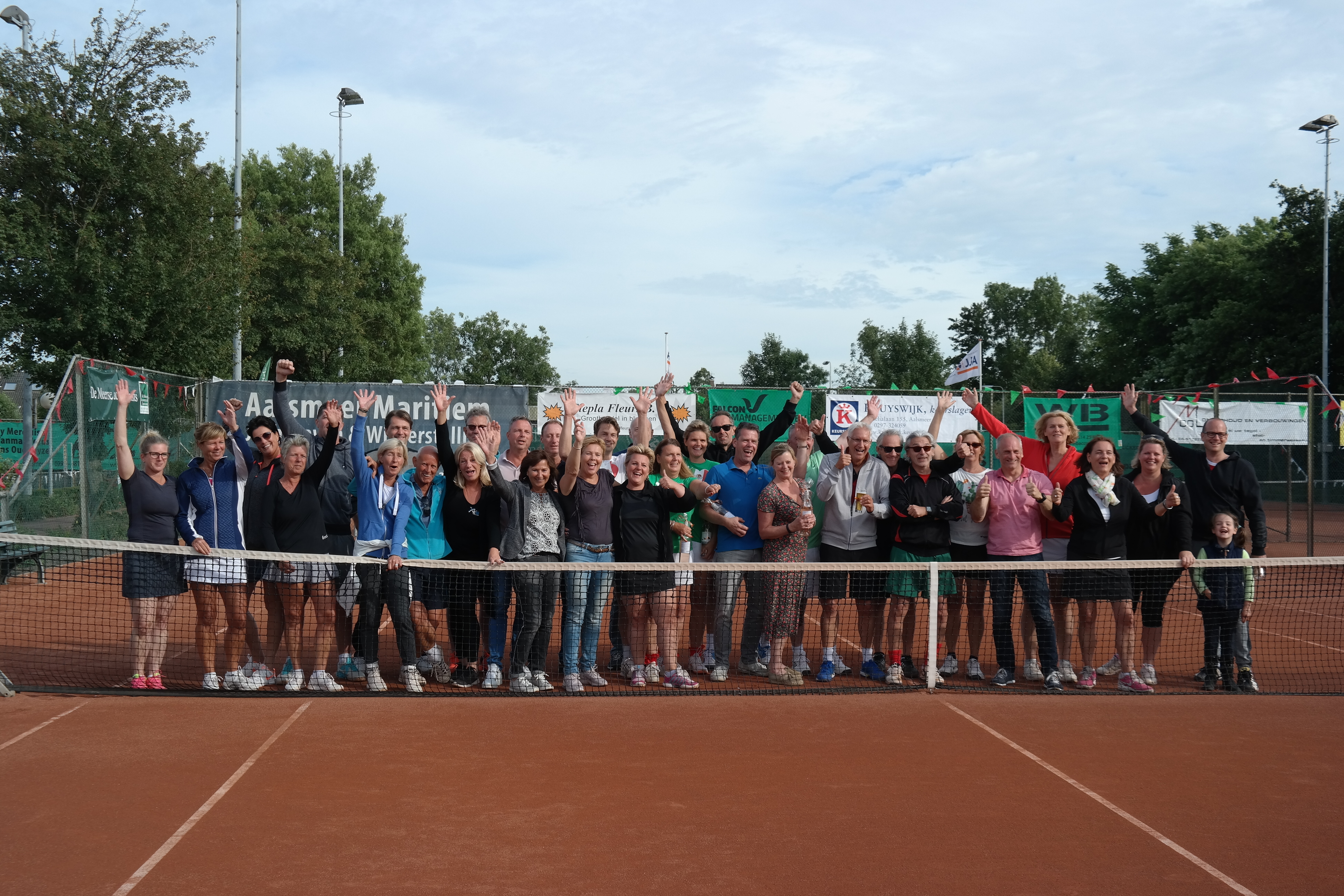 40+ Tennistoernooi bij All Out geslaagd