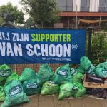 Kinderen van Het Duet in actie tegen zwerfafval