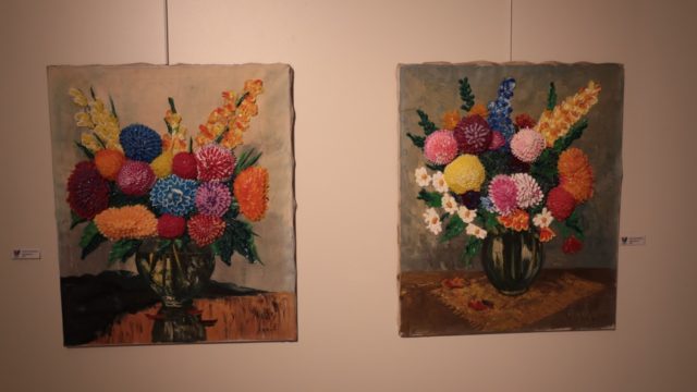 Leren van grootmeesters in Flower Art Museum
