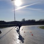 schaatsbaan op skeelerbaan