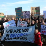 leerlingen Alkwin protesteren voor zorg klimaat