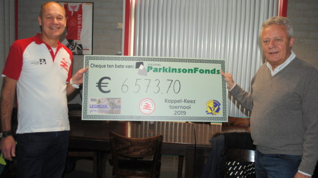Mooi bedrag voor Stichting ParkinsonFonds