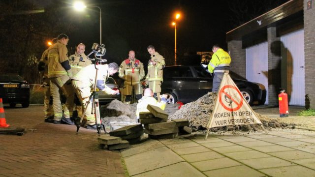 Brandweer rukt uit voor gaslucht Ringvaartzijde