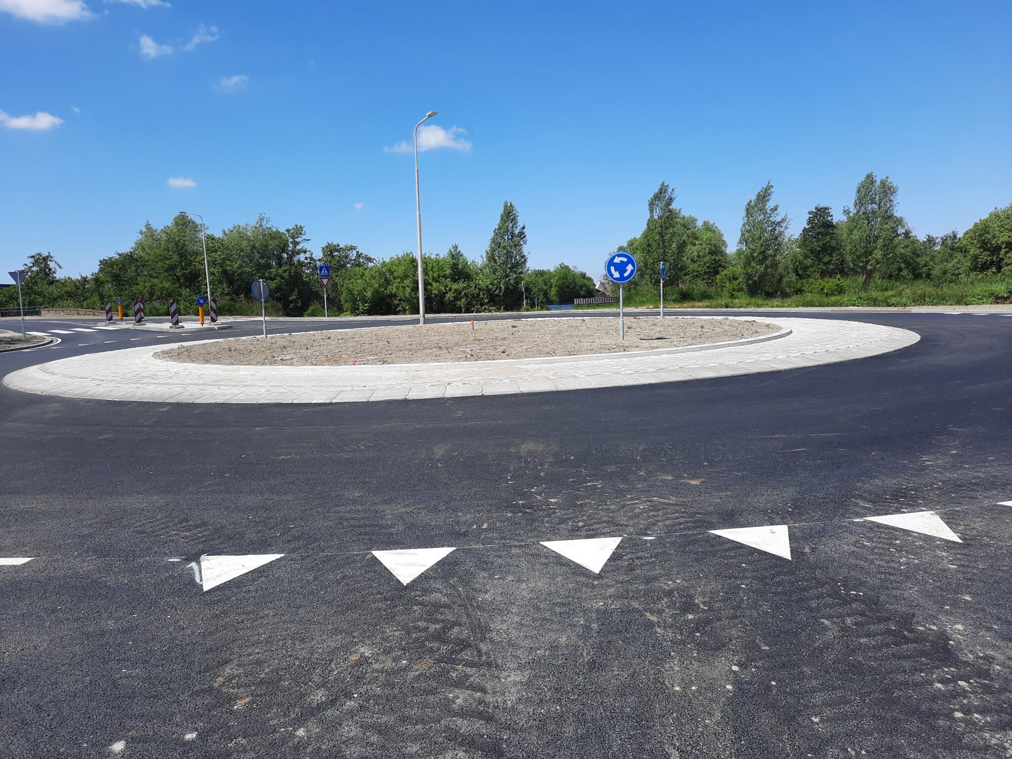 Nieuwe rotonde op Aalsmeerderweg