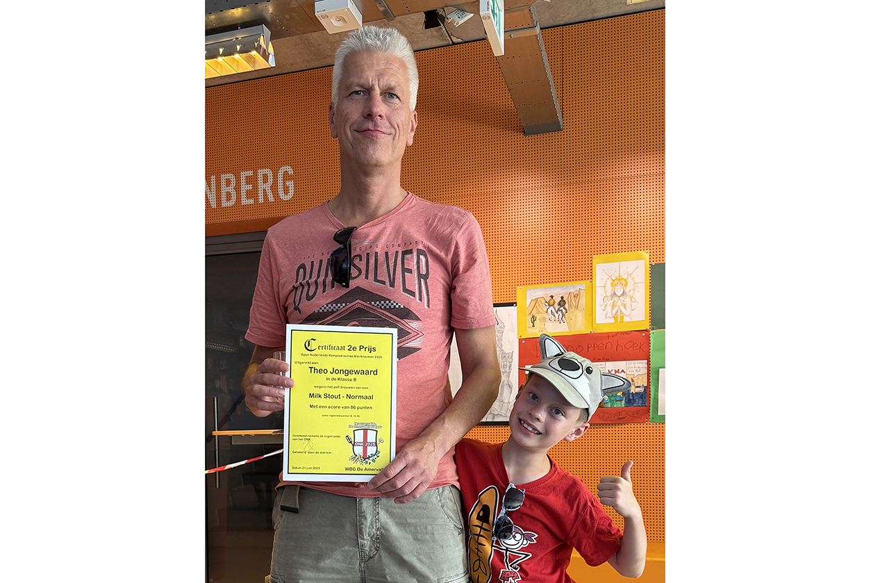 Hobbybrouwer uit Uithoorn pakt zilver