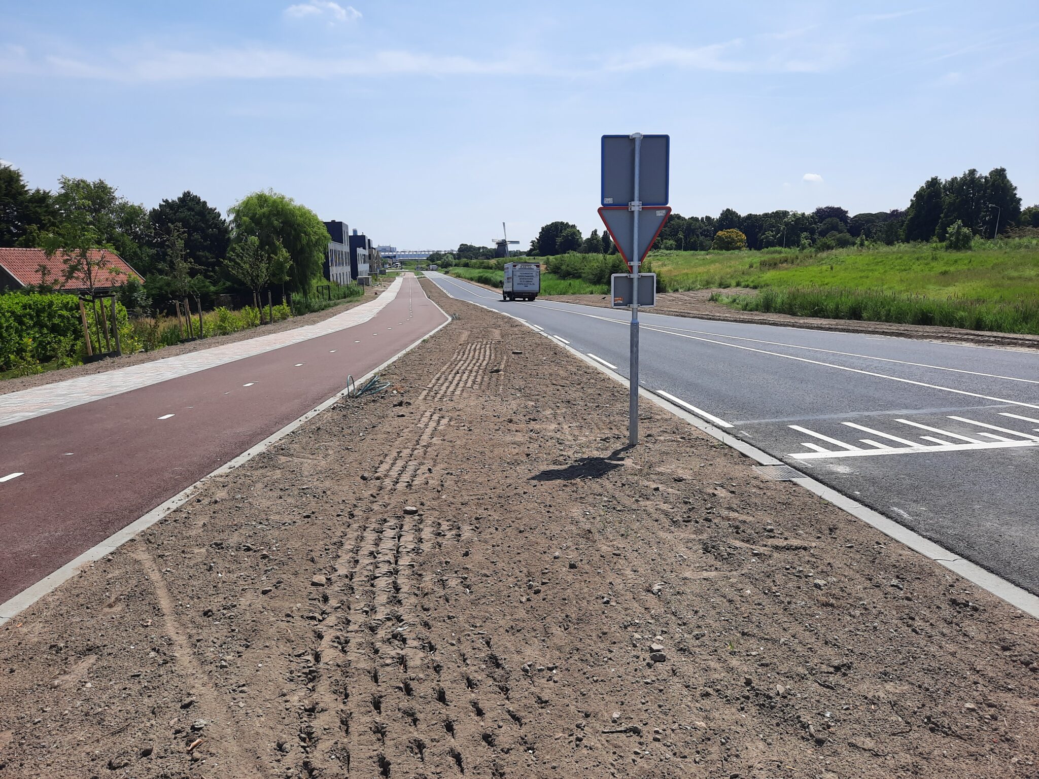 Molenvlietweg open voor auto’s en fietsers