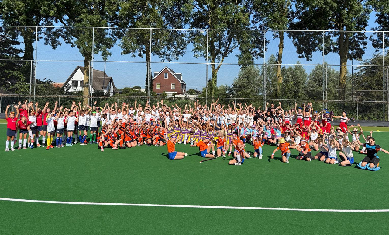 Jongste jeugddag bij hockeyclub Qui Vive