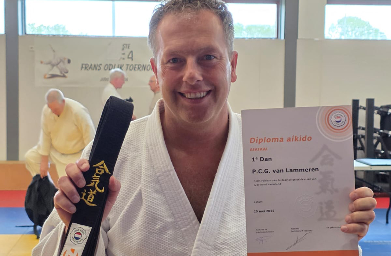 Zwarte band voor Pascal van Lammeren