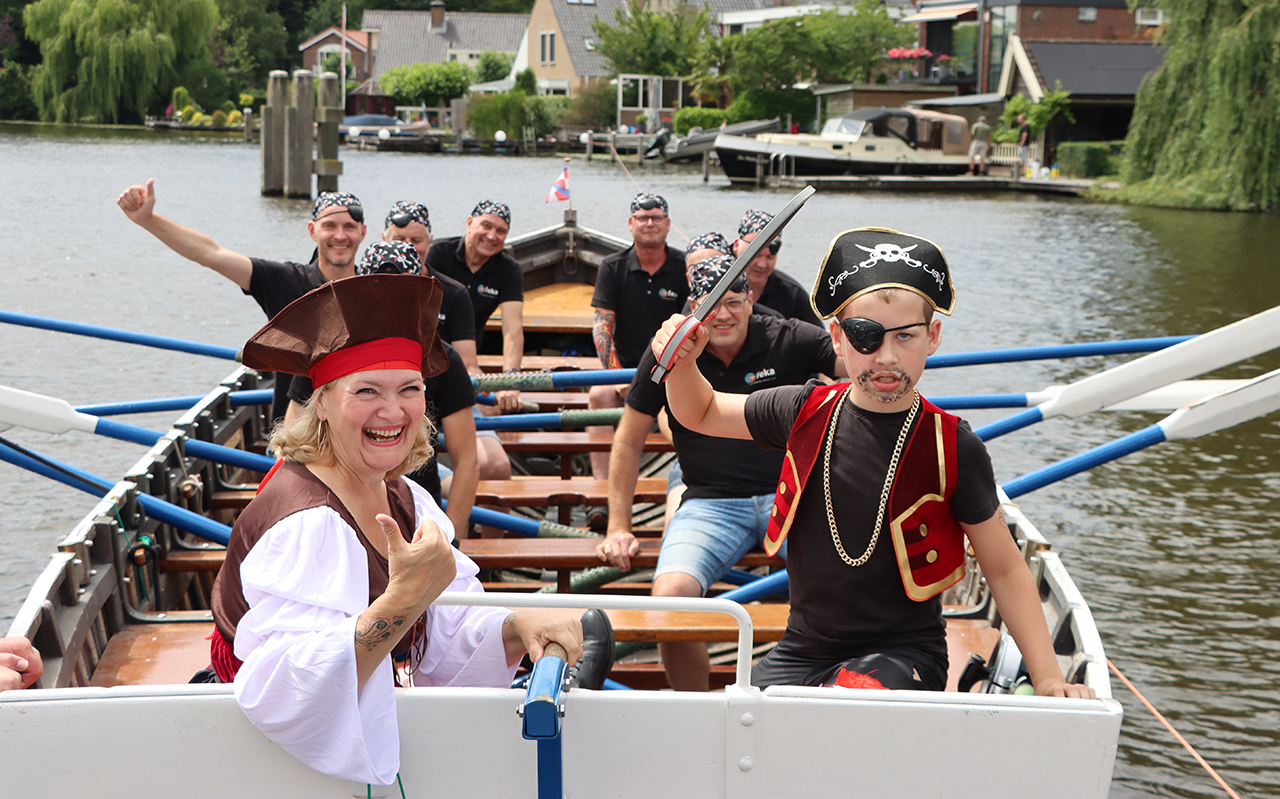 Rotary bungee-roei-evenement op de Amstel een groot succes