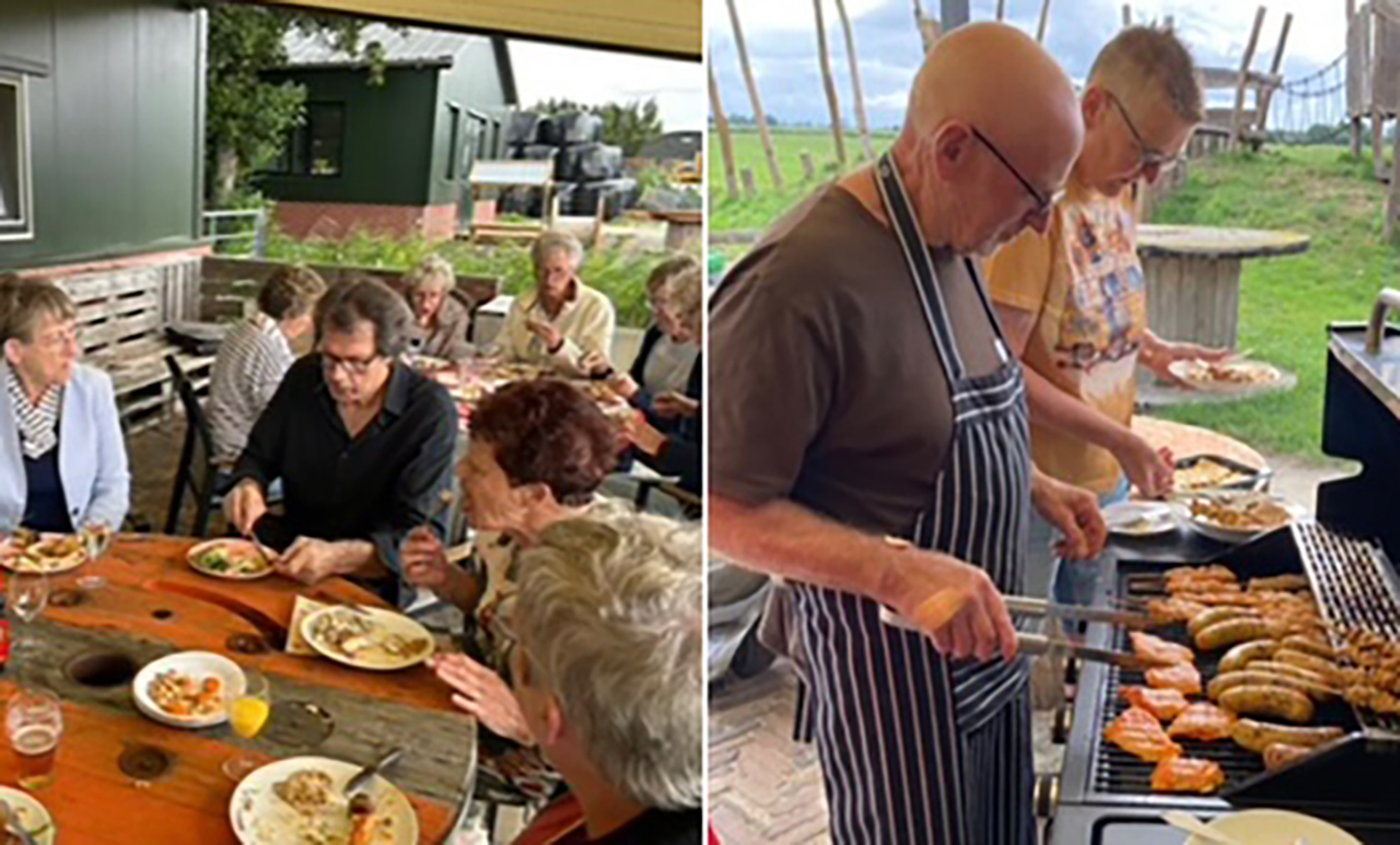 Geslaagd vrijwilligersuitje Zonnebloem Wilnis/De Hoef