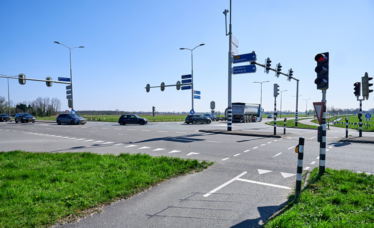 Werkzaamheden kruising N201/Hoofdweg tussen Mijdrecht en Vinkeveen