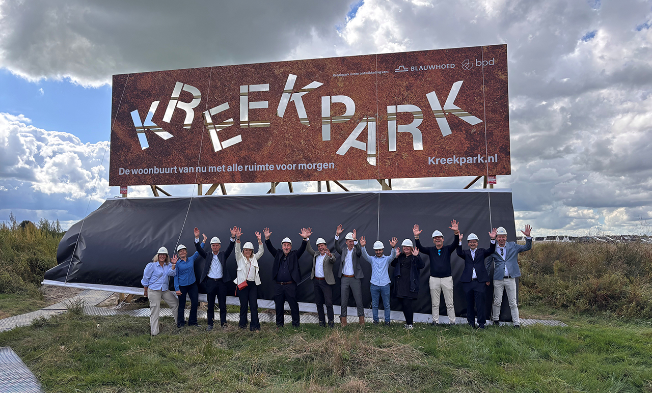 Officiële start Kreekpark: de nieuwe groene woonwijk
