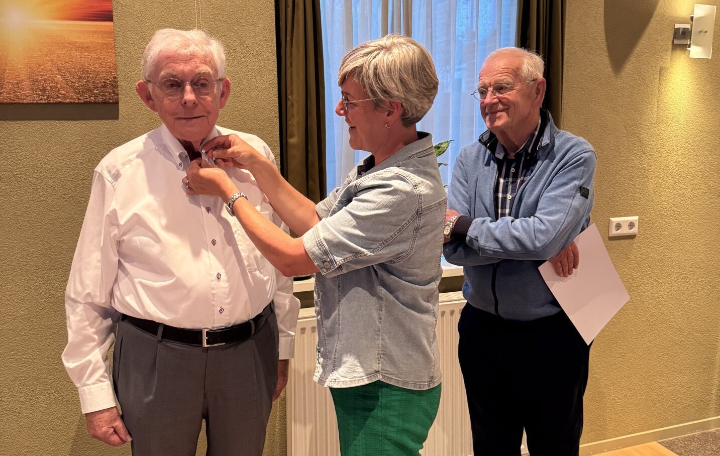 Dick Rinkema en Ko Weststrate 50 jaar lid CDA