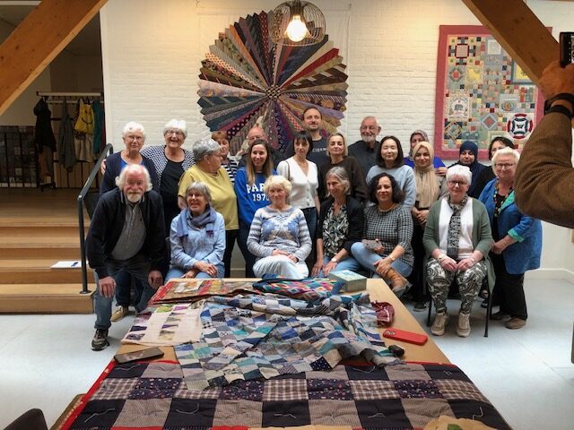 Ogen tekort bij expositie quilts in Oude Veiling