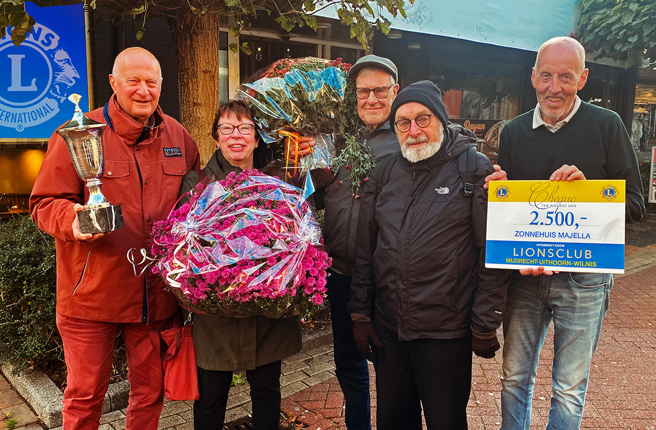 2.500 euro voor Zonnehuis Majella