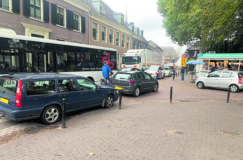 Verkeerschaos en irritaties in Abcoude