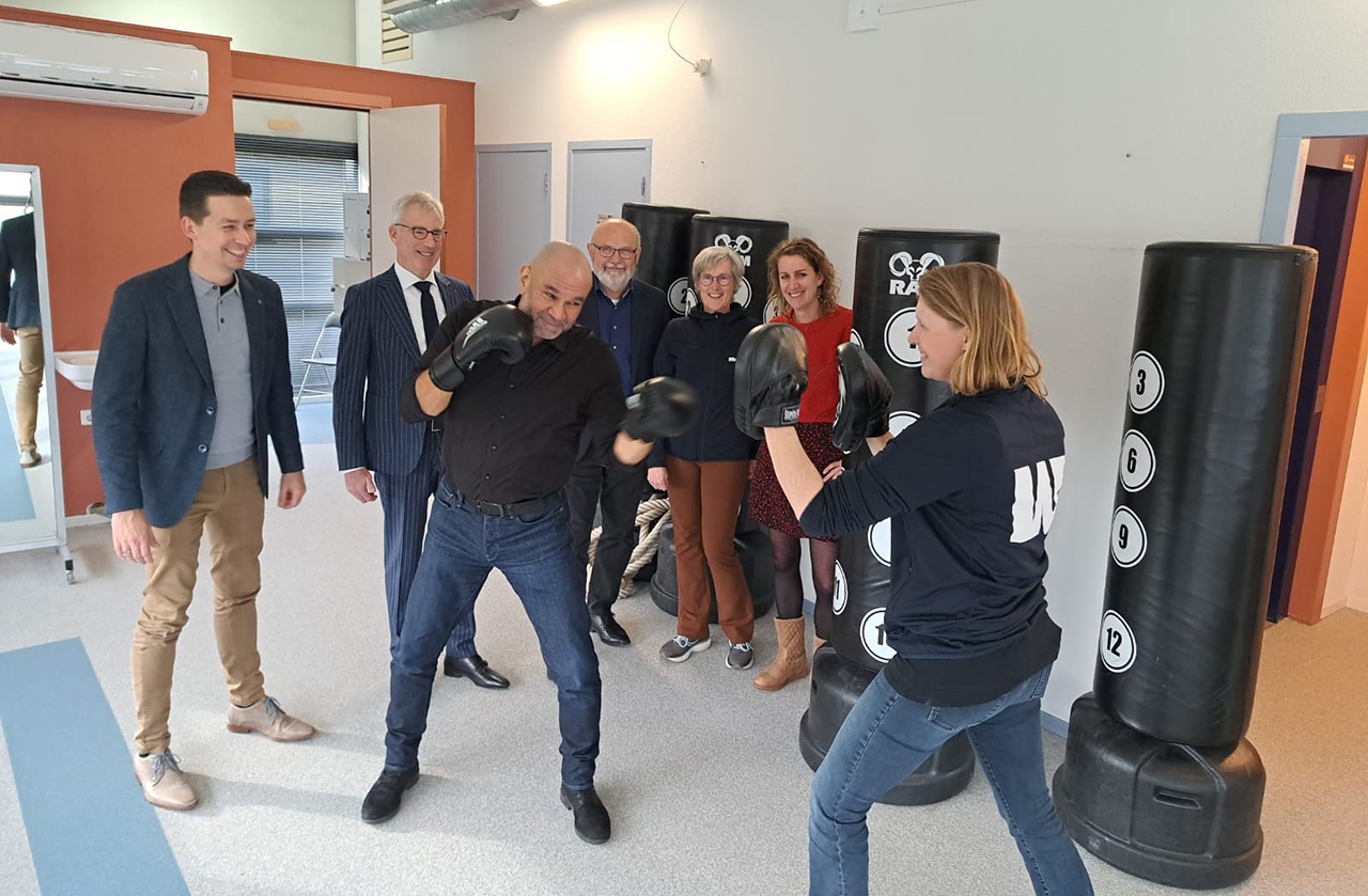 Beweging centraal: college op bezoek bij Motion