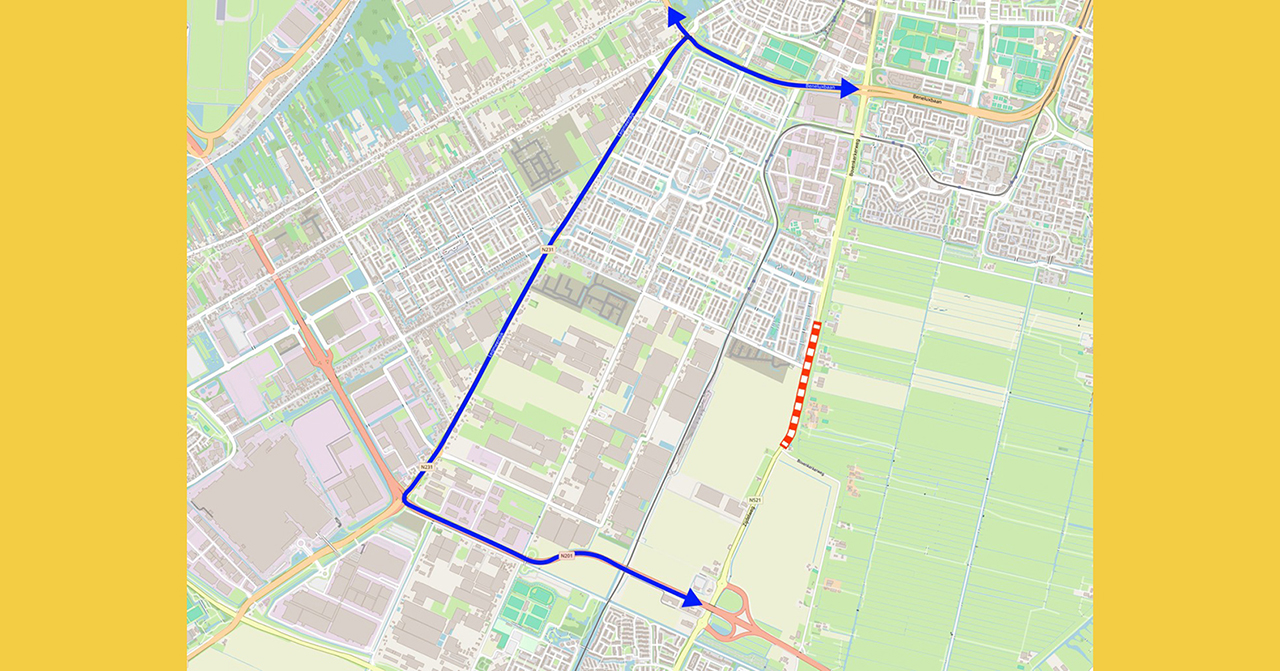 Onderhoudswerkzaamheden aan de N521