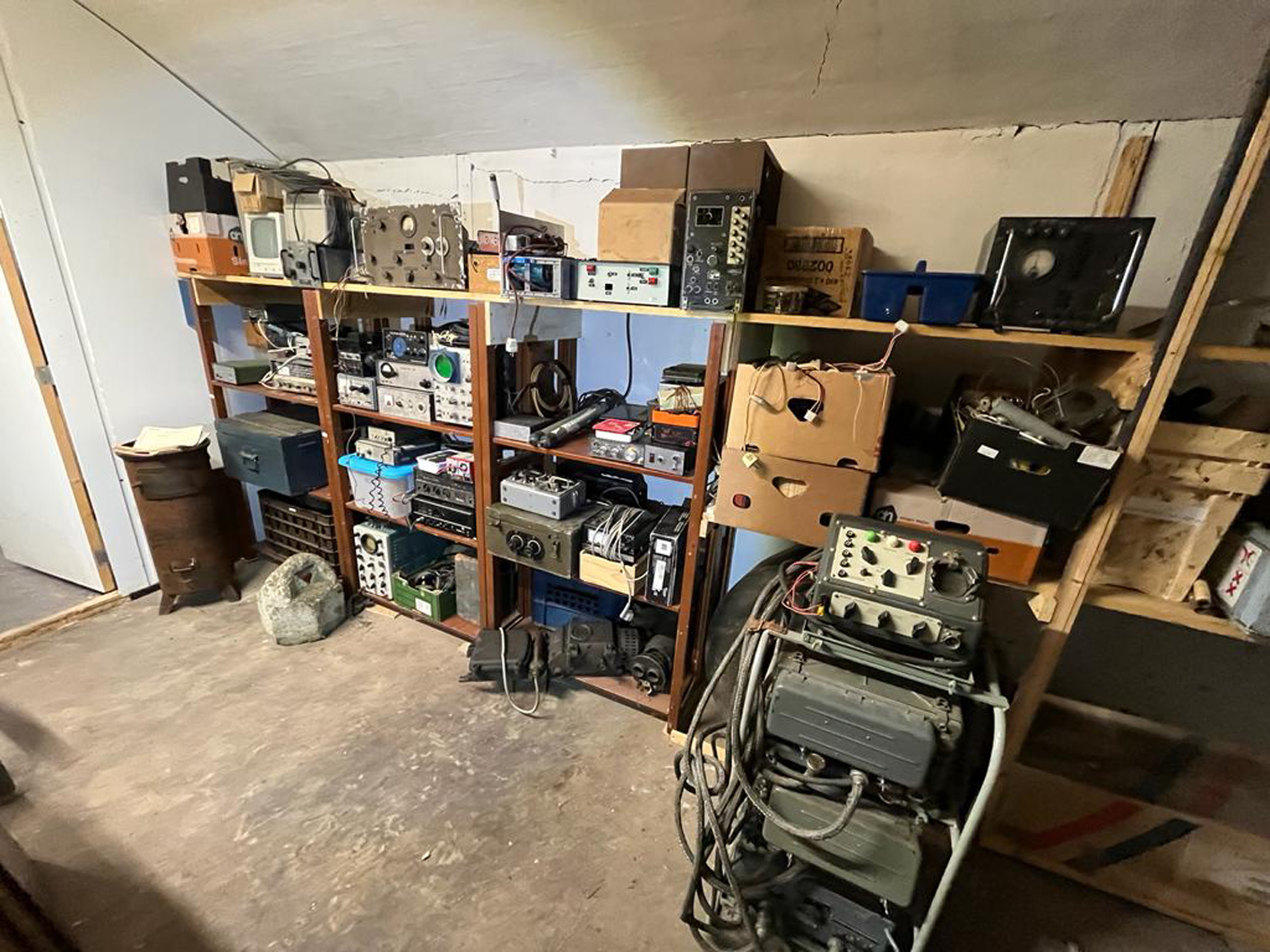 Verkoopdagen in het Crash Museum