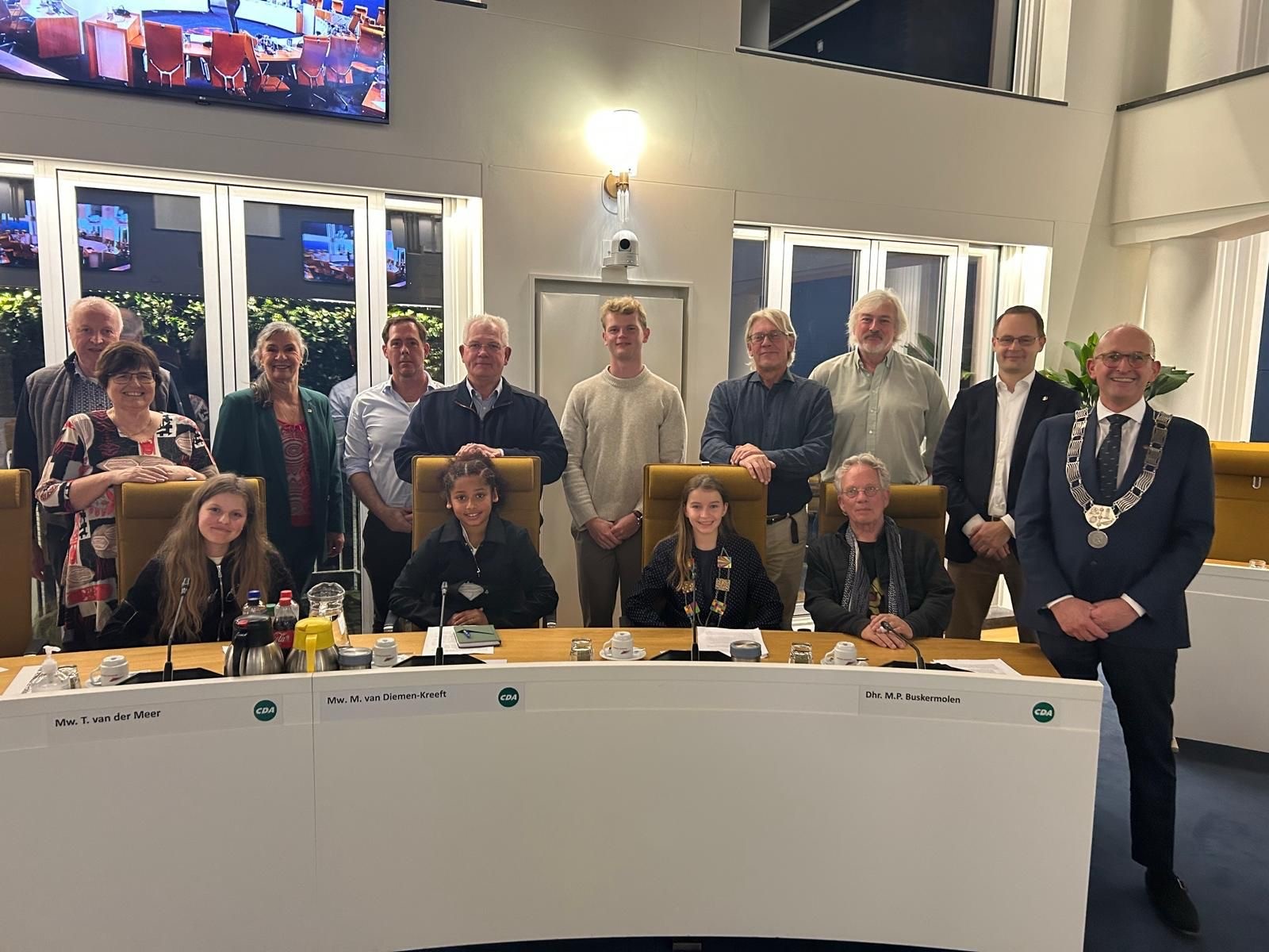Kinderraad in gesprek met de gemeenteraad