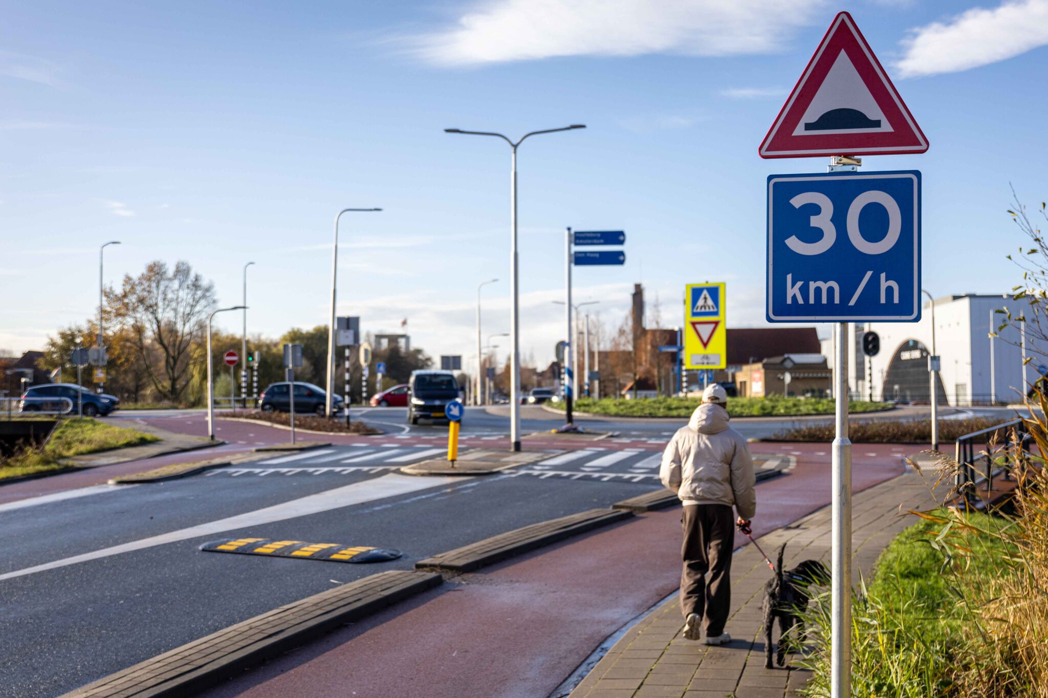 4 Drempels per rotonde en extra borden op N196