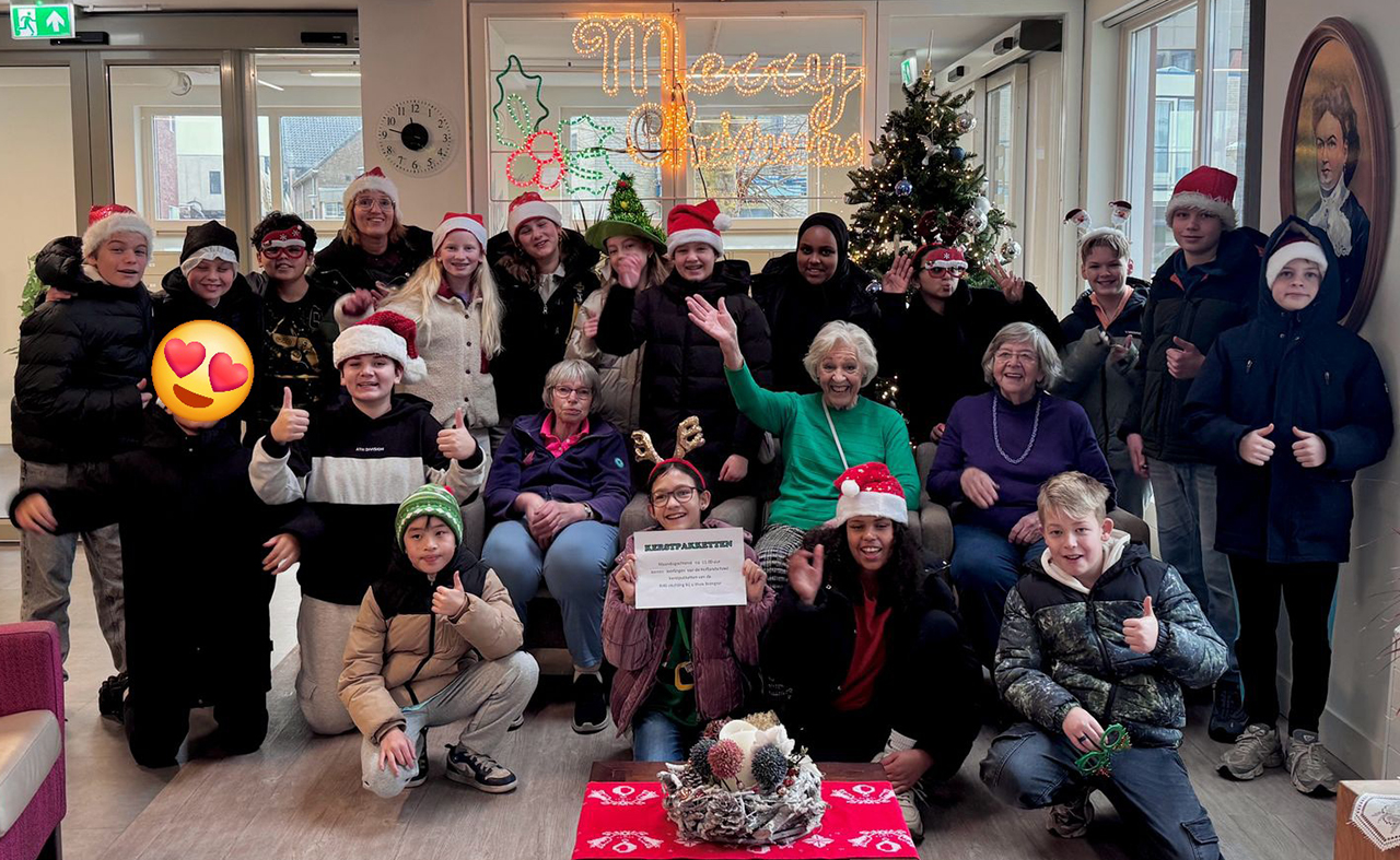 Kerstvreugde in De Kom dankzij Hoflandschool