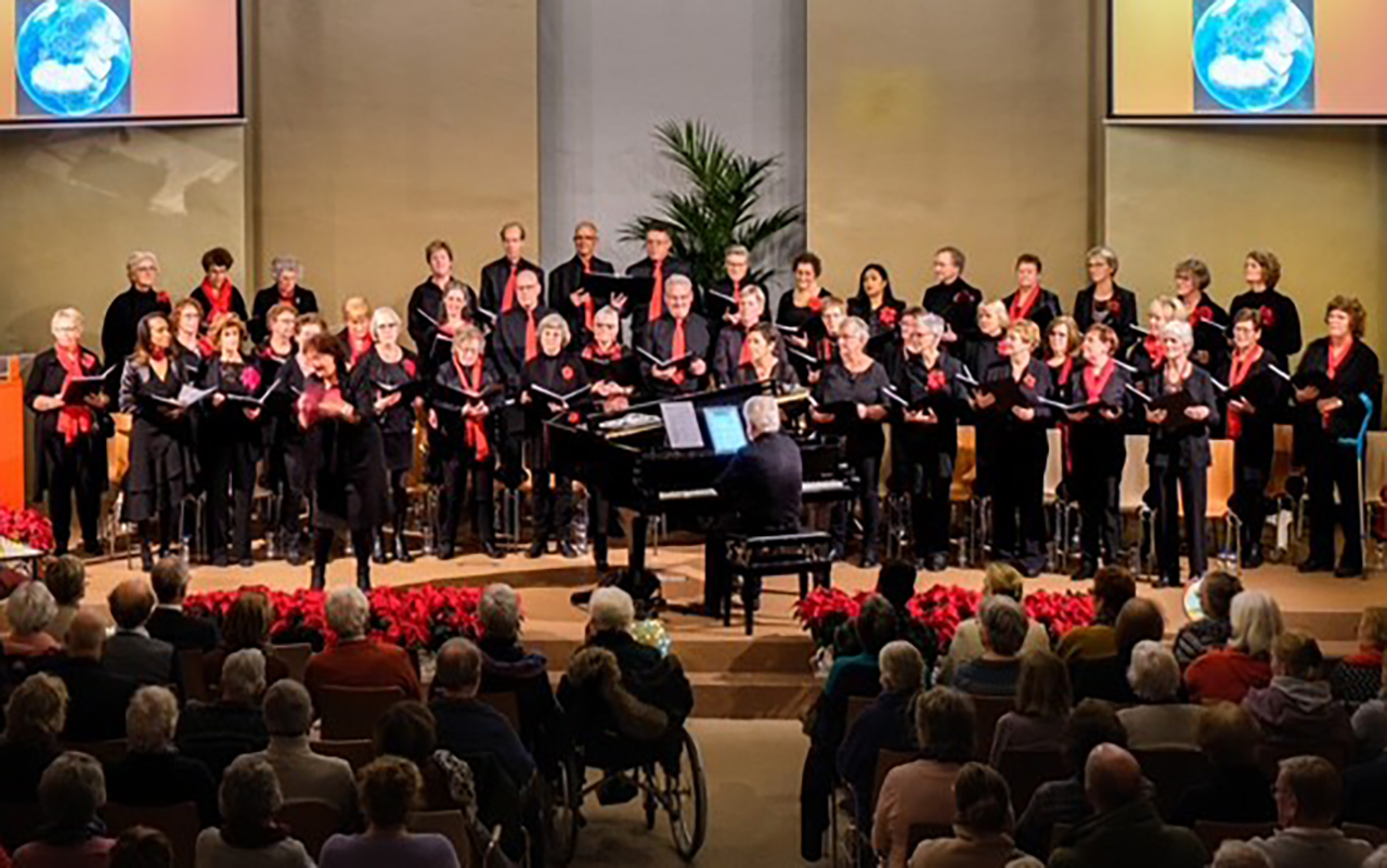 Kerstconcert met Koor United en projectleden