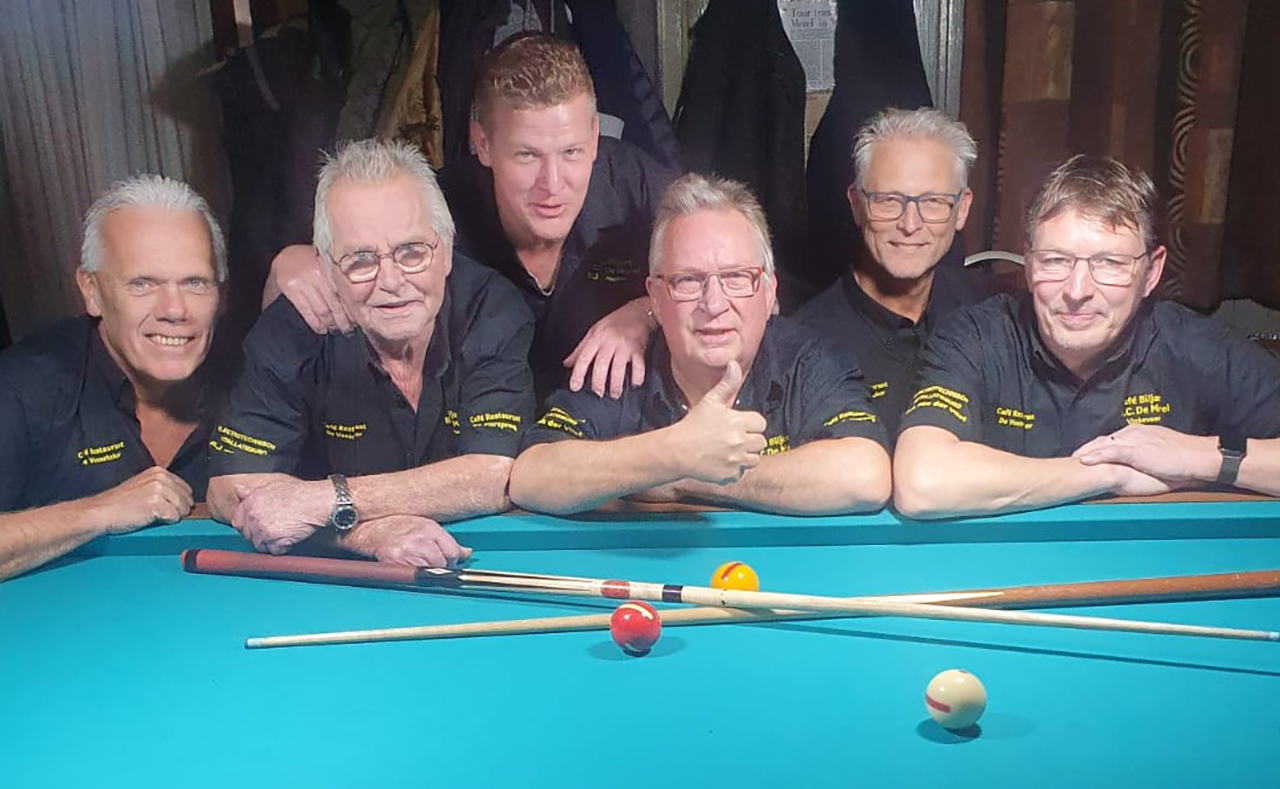 De Merel 1/Thijmen van Veen winterkampioen biljartcompetitie