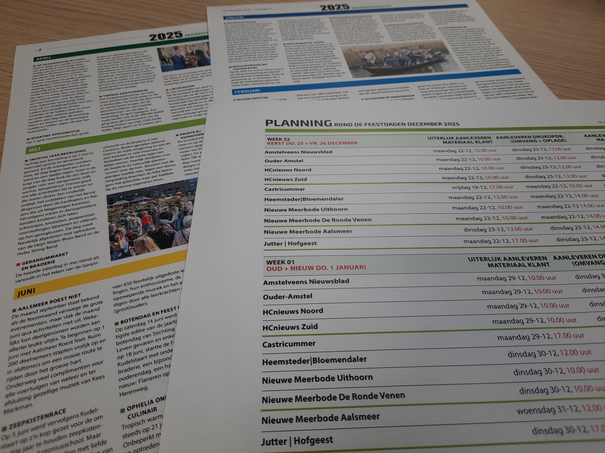 Kerstkranten Meerbode verschijnen eerder!