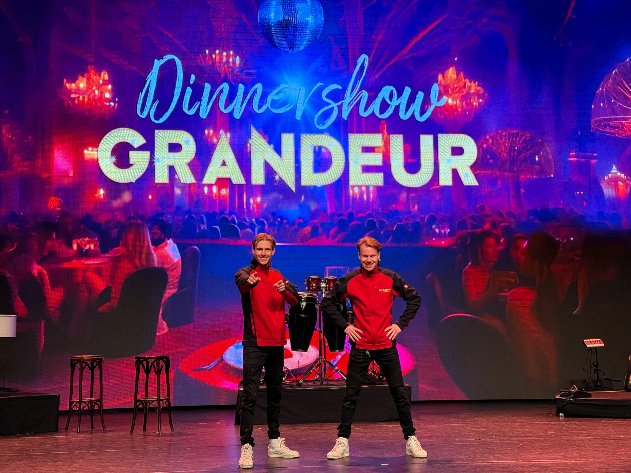 Dinnershow met Magic Brothers Roy & Justin
