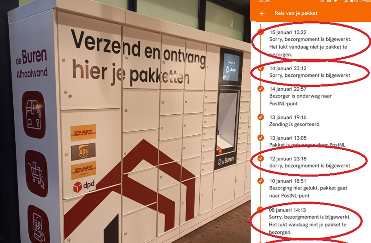 Waar blijft mijn pakket?