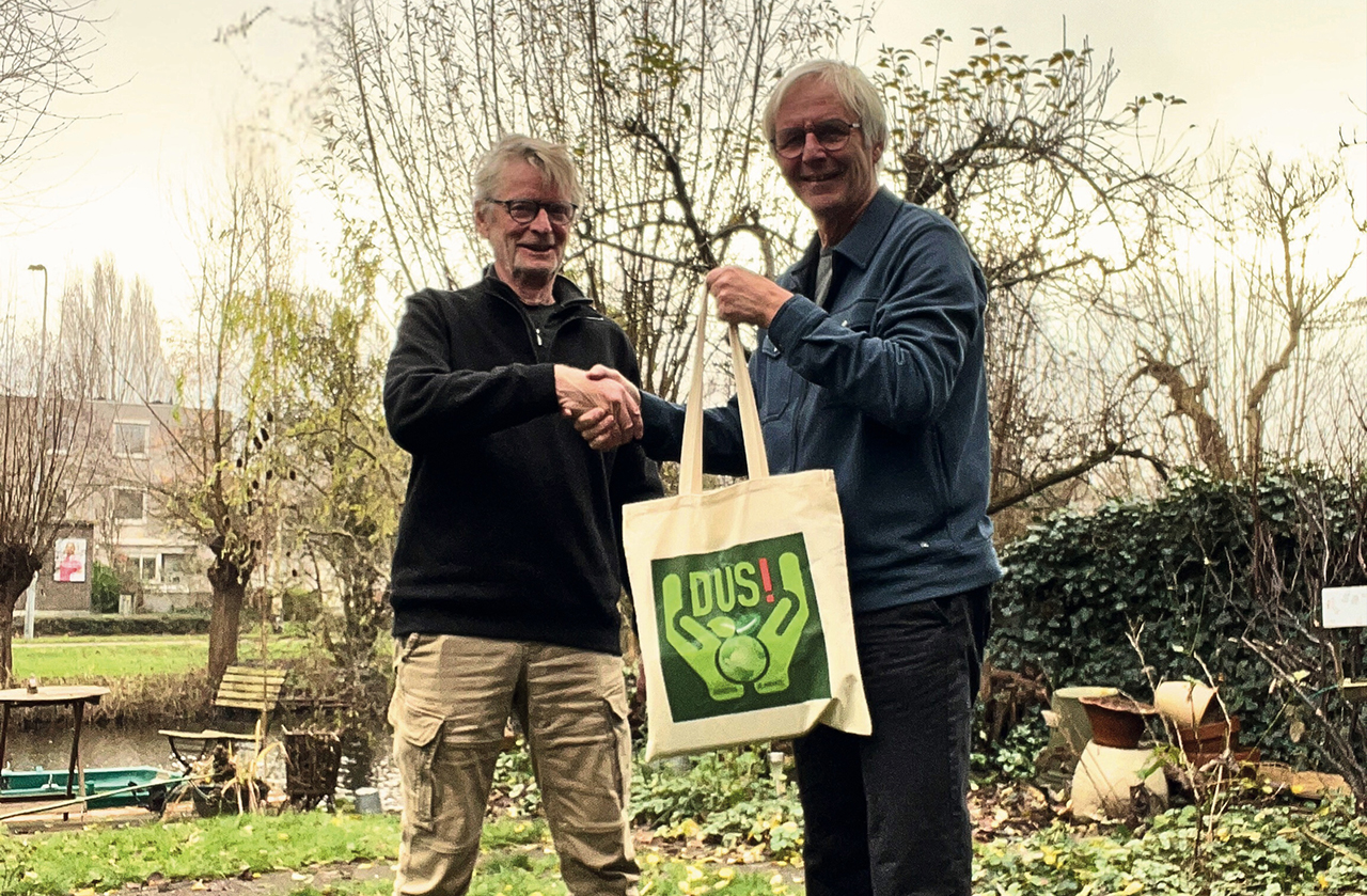 Groene duizendpoot Wim Bax in het zonnetje gezet