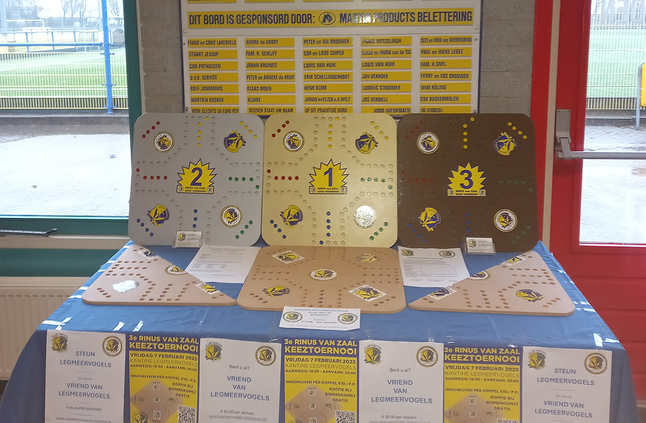 Vierde Rinus van Zaal keeztoernooi