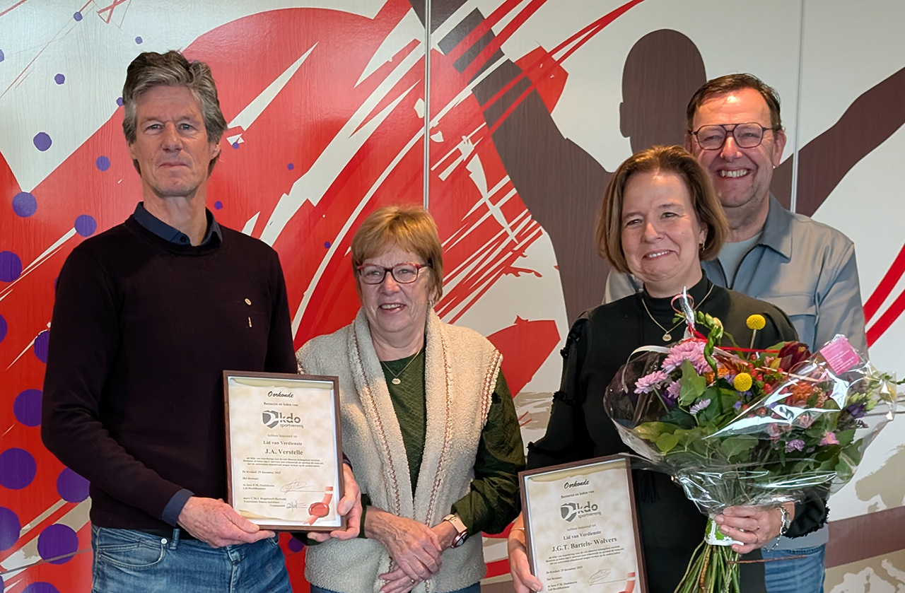 Cora Bartels en Andy Verstelle benoemd tot Lid van Verdienste KDO