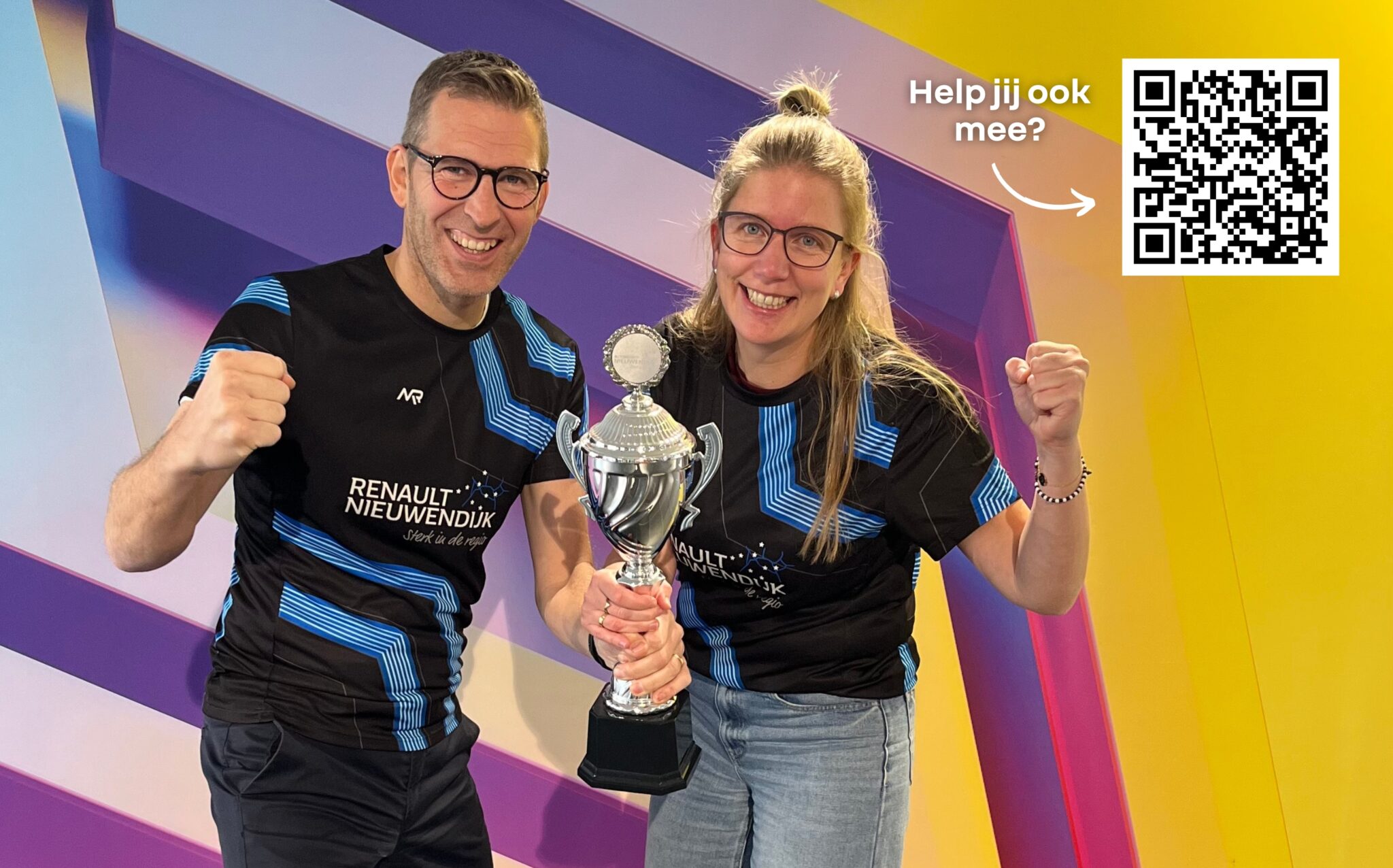 In actie tijdens 538-Ochtendrun voor kinderkankeronderzoek