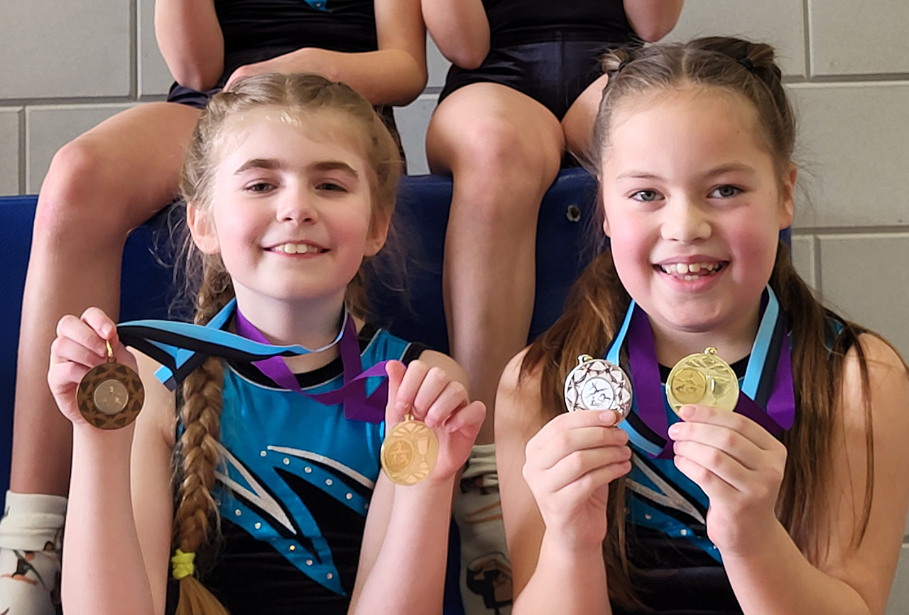 Veenland-turnsters imponeren met goud en zilver