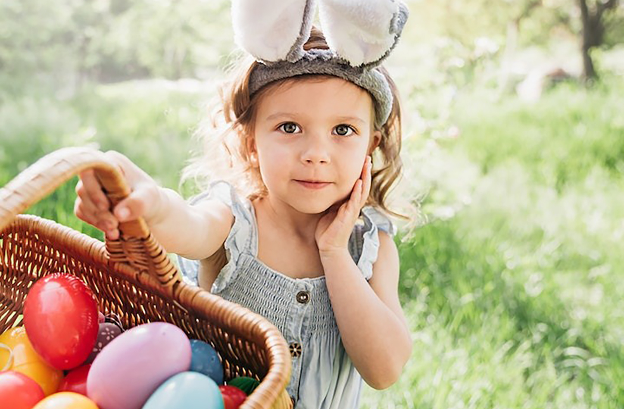 Op paaseierenjacht in De Ronde Venen