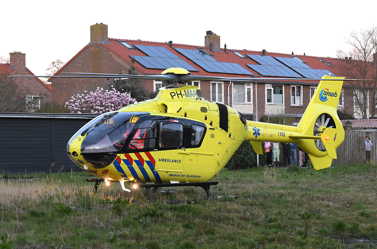 Traumahelicopter geland
