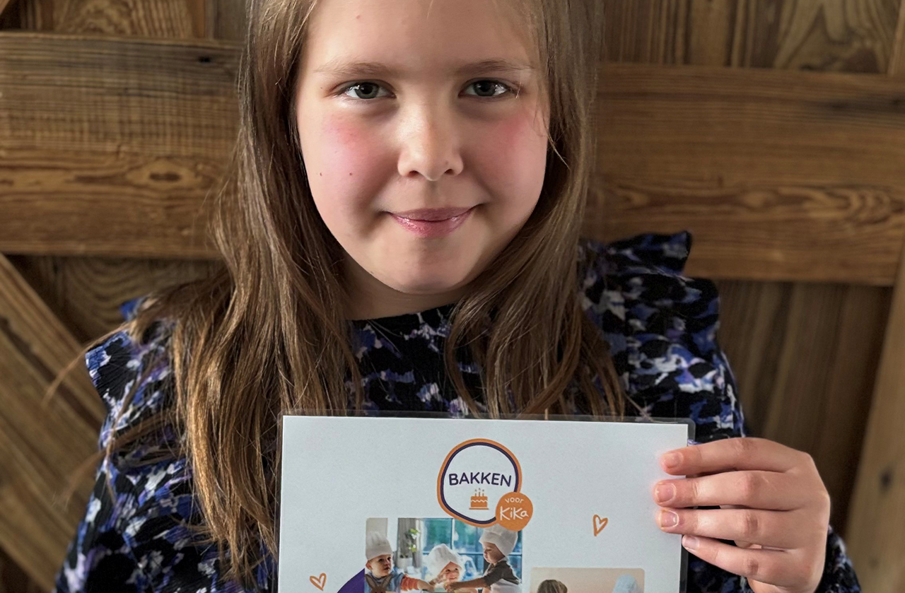 Lieke bakt 4.015 euro bij elkaar voor KiKa