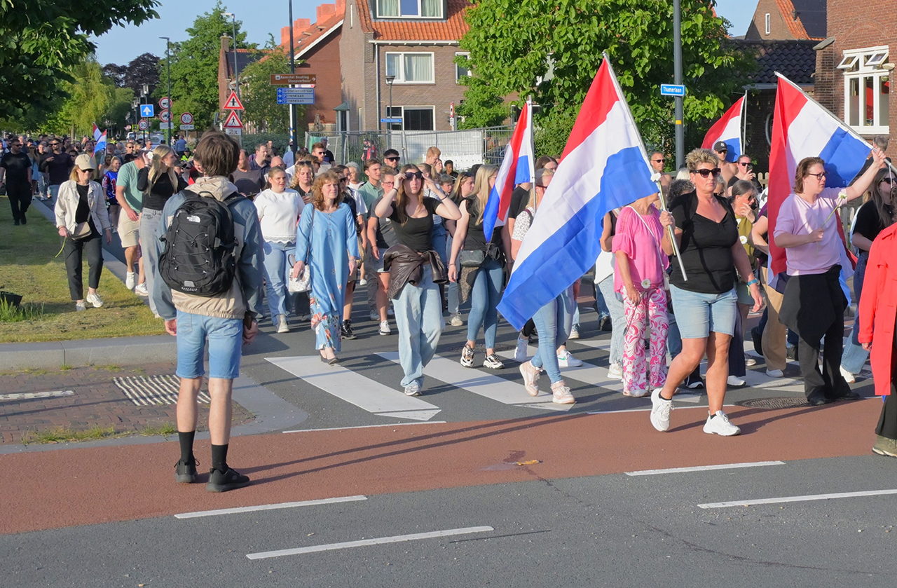 Spanningen liepen op bij tegendemonstratie