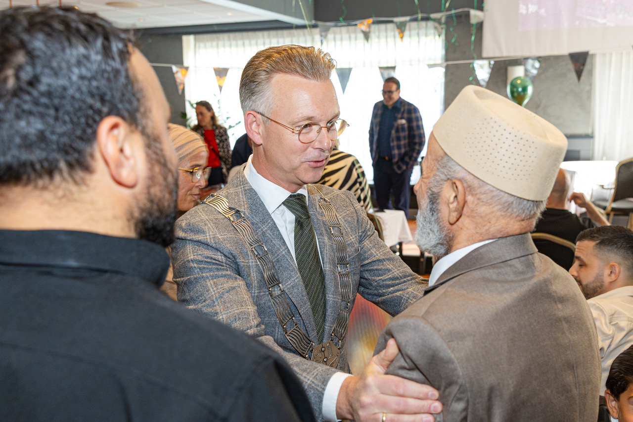 Rozenpenning voor de heer El Hadji