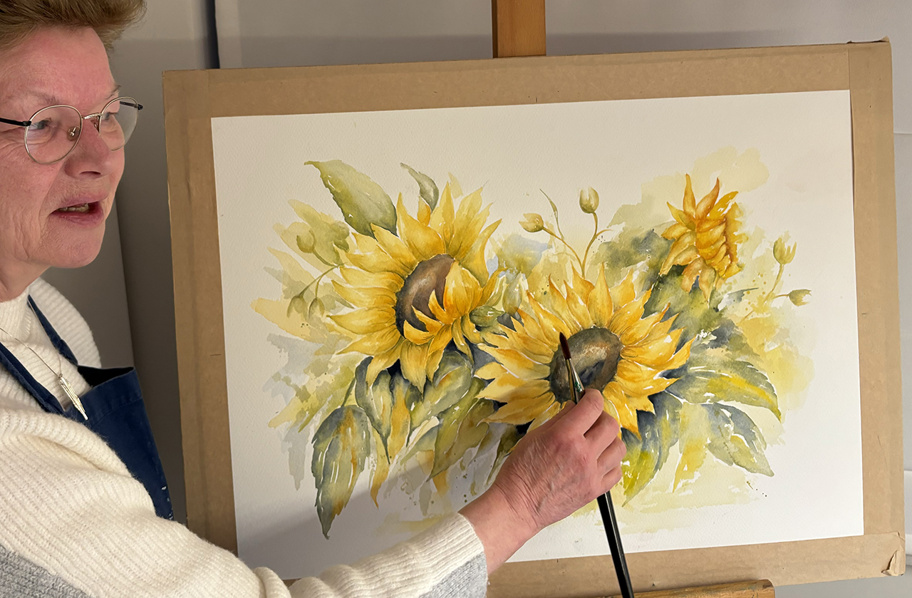 KunstRondeVenen zegt het met bloemen