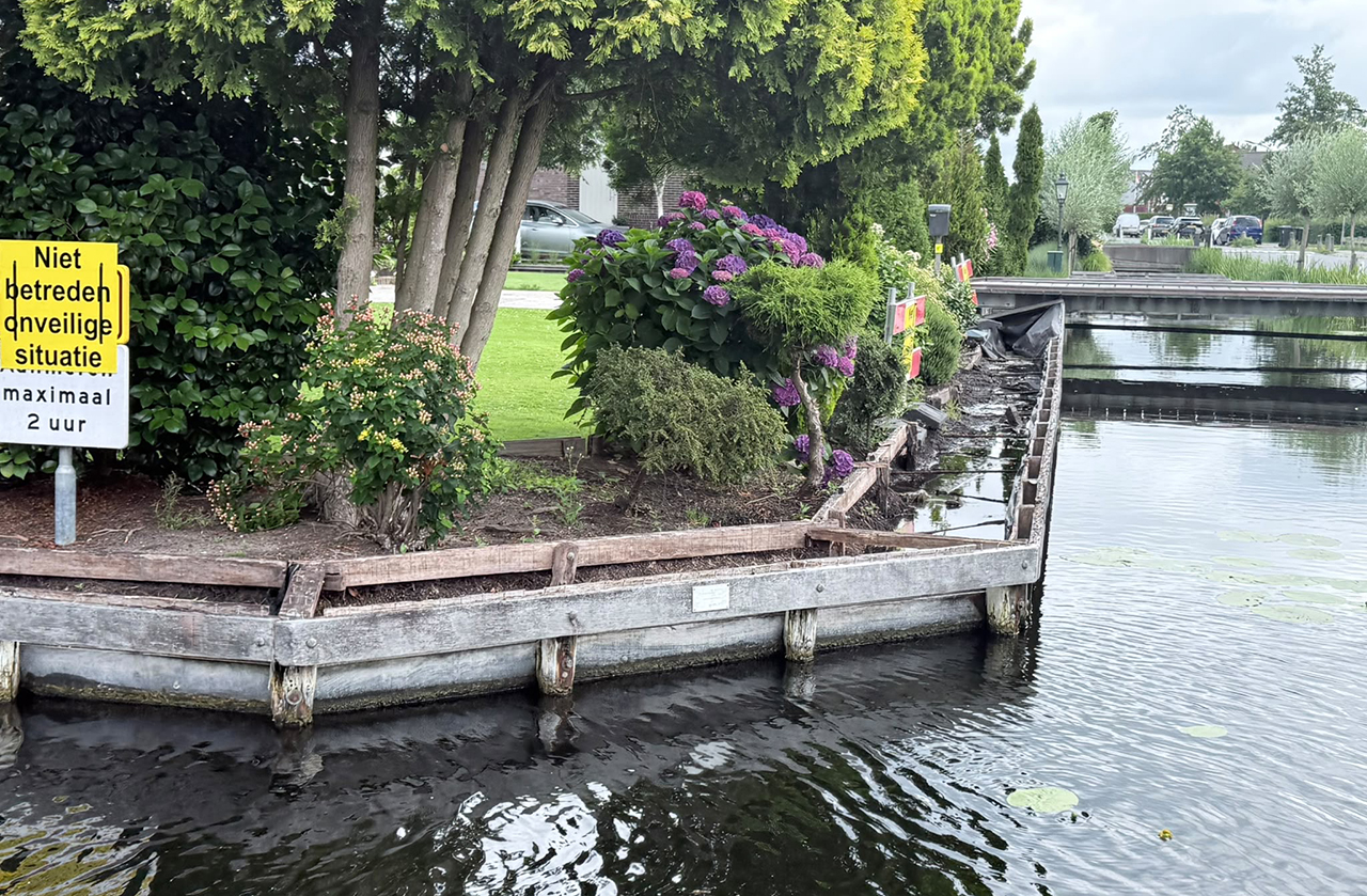 Vinkeveense Plassen lonken, aanleggen voor boodschappen kan niet