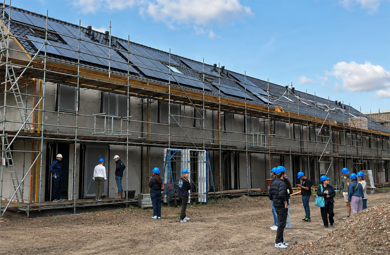 Bewoners leggen eerste steen bij Thuis in de Meijert