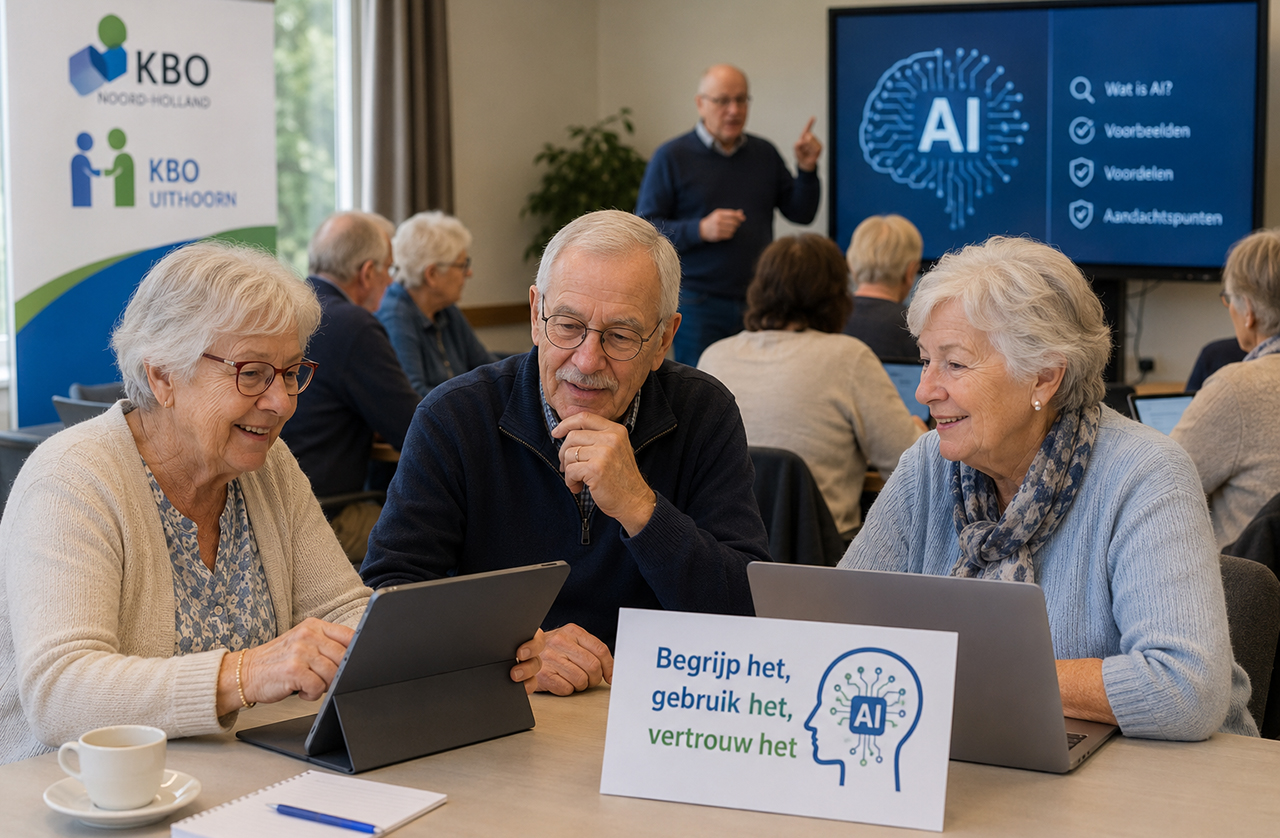 Senioren ontdekken kansen kunstmatige intelligentie