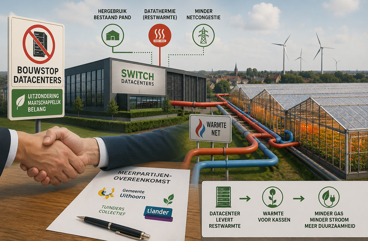 Switch Datacenters omzeilt bouwstop via vergroeningsplan